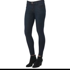 Democracy Indigo Ab Solution Skinny Leg Jeggings Size 10P.